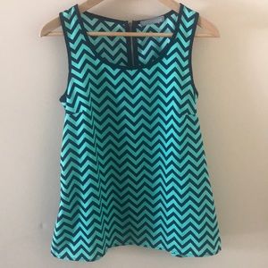Olivia Moon Chevron Striped Tank